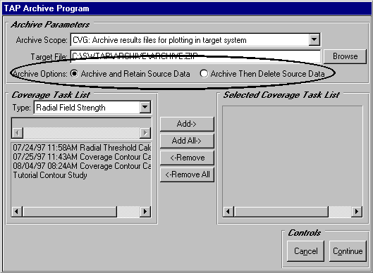 Tap File Sample Archiving TAP 4 Files