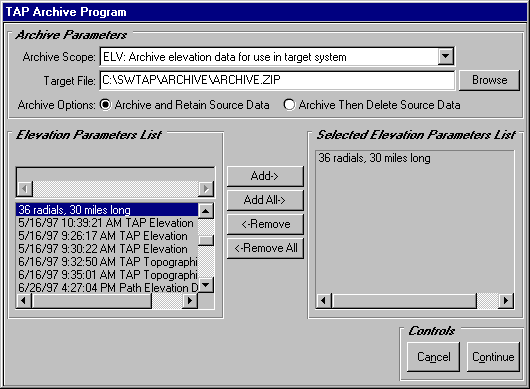 Tap File Sample Archiving TAP 4 Files