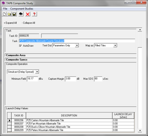 Setup for Composite Study (Simulcast)