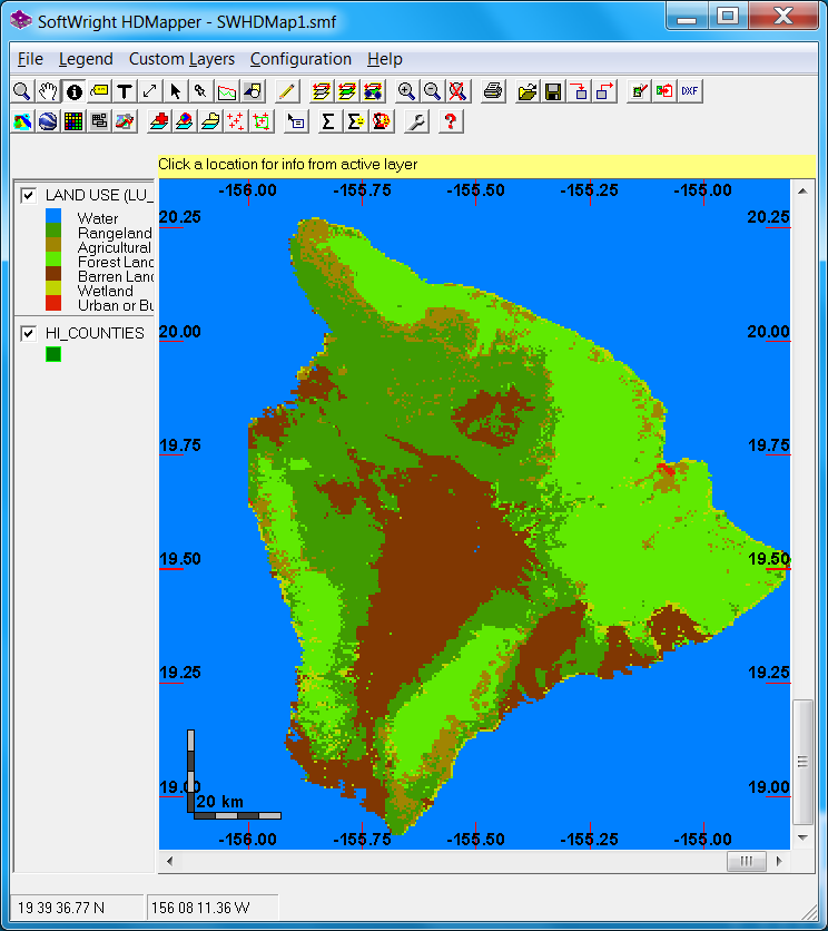 Hawaii Land Use Data - MODIS