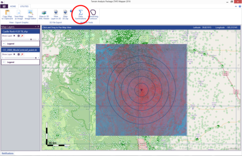 Launch Data Summation from the Utilities Tab