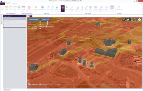 Mapper 3D View with 3D Buildings