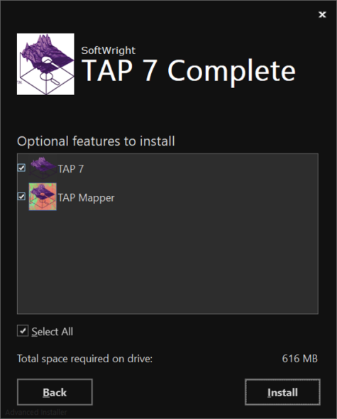 TAP 7 Complete Installer screenshot